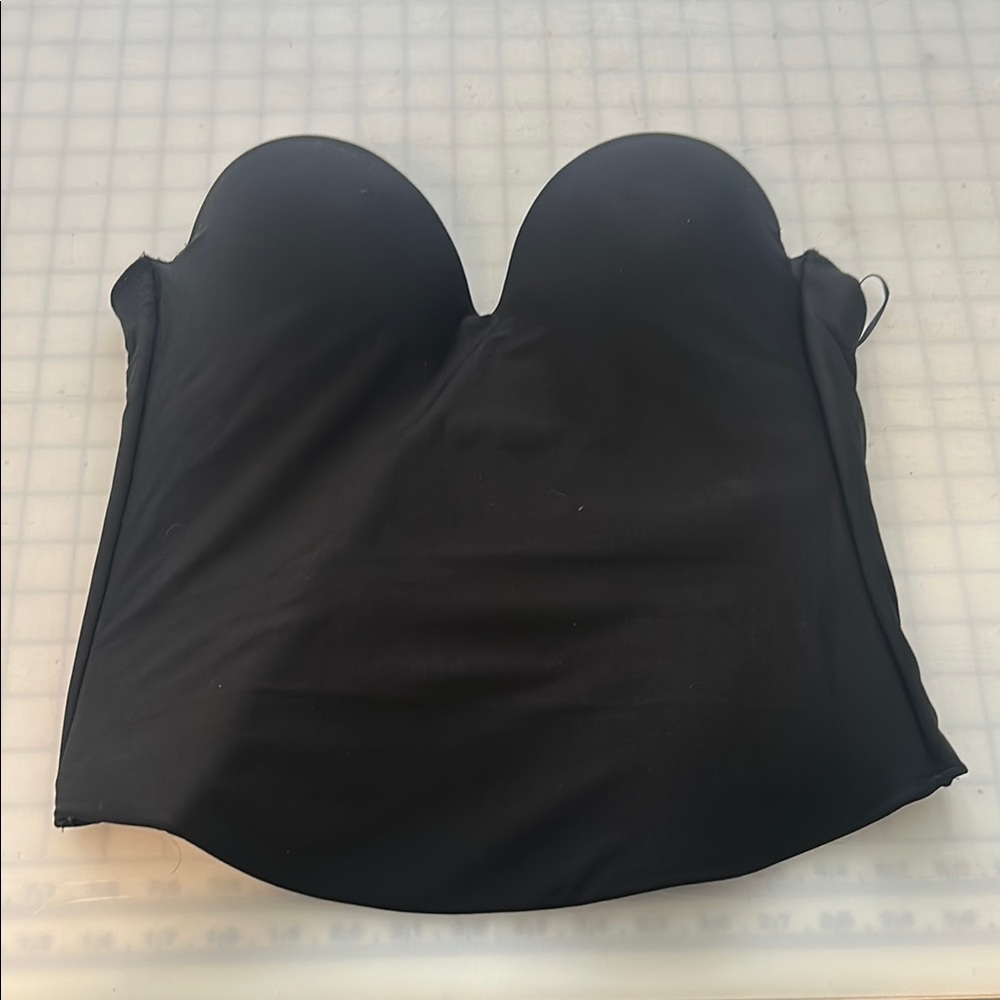 Victoria’s Secret black strapless long line bra with tummy control!